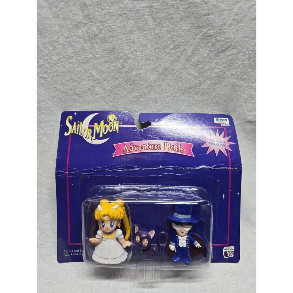 Sailor Moon Adventure Dolls Irwin Bonus Pack #38489 1996- Box Wear